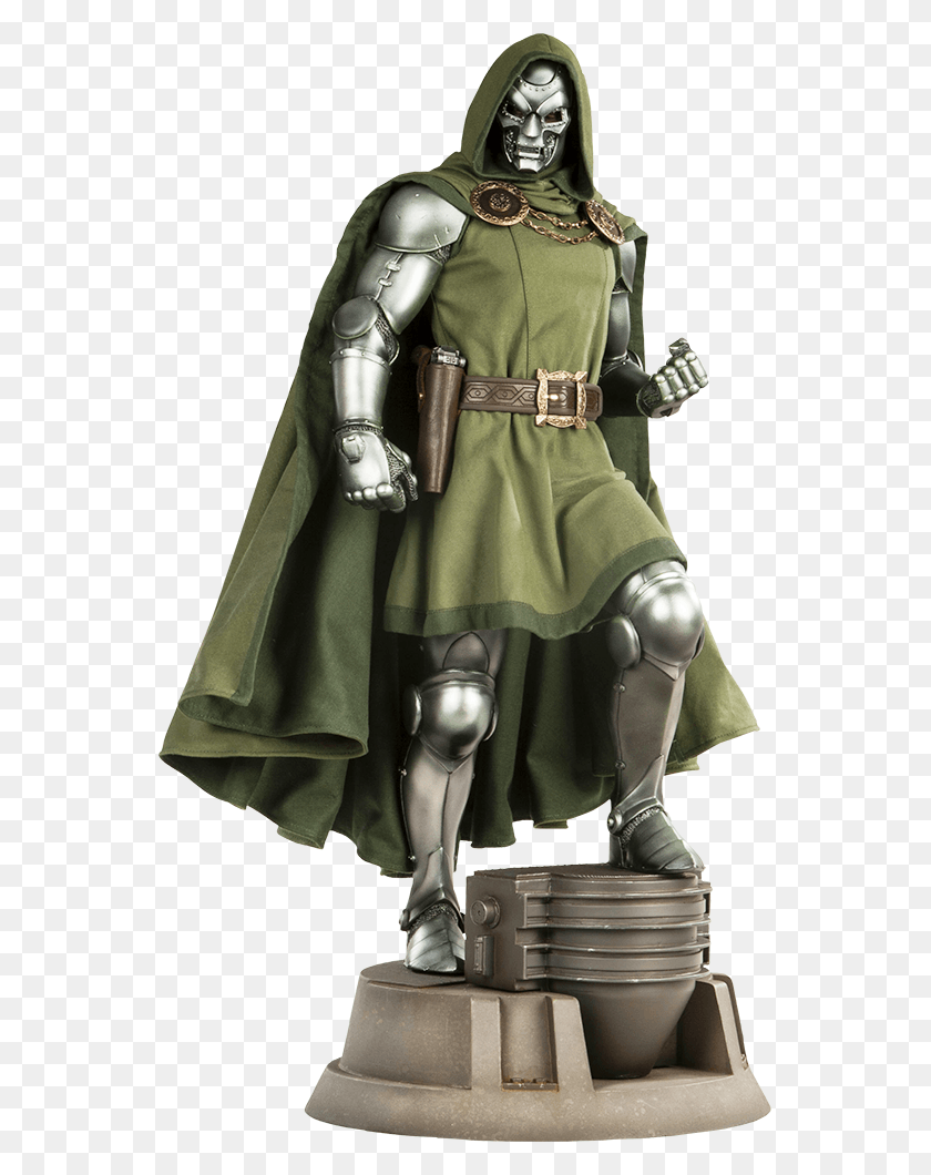 553x1000 Doom Premium Format Statue By Sideshow Collectibles Dr Doom Statue, Clothing, Apparel, Costume HD PNG Download