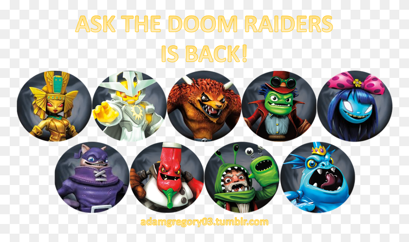 773x437 Doom Raiders Ask, Toy, Text, Poster HD PNG Download