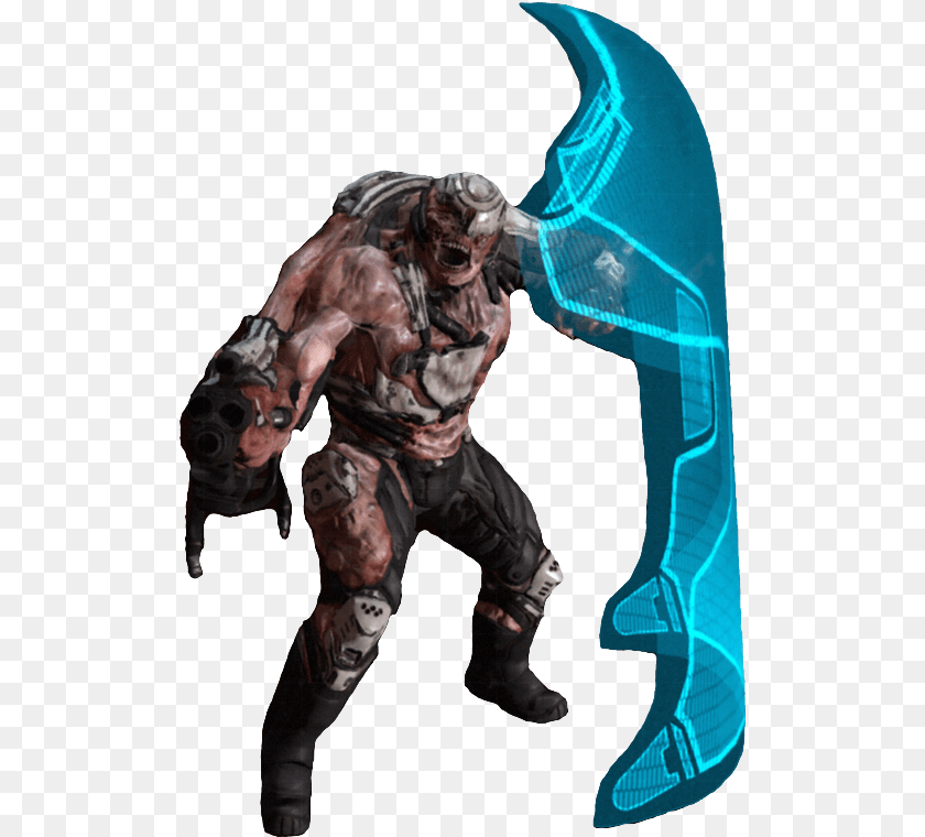Doom Wiki Doom 2016 Possessed Security, Adult, Male, Man, Person Sticker PNG