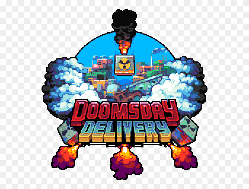 561x577 Doomsday Delivery Illustration, Pac Man, Minecraft, Graphics HD PNG Download
