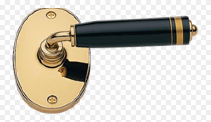745x428 Door Handle For Staggering White And Gold Door Handles White Ceramic Lever Door Handles, Disk, Gun, Weapon HD PNG Download