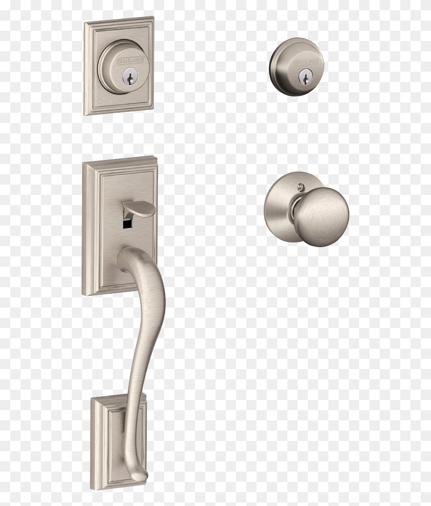 523x927 Door Knob Schlage Andover Knob With Addison Trim, Handle, Sink Faucet, Adapter HD PNG Download