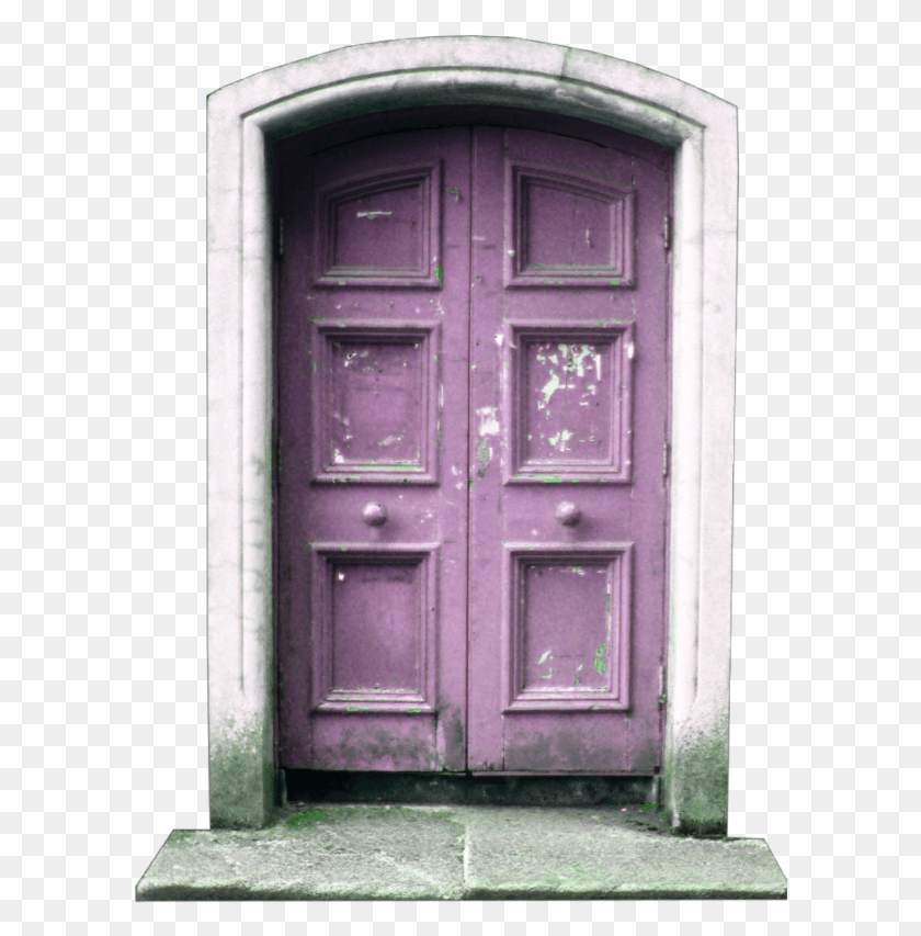 596x793 Door Puerta Cool Purple Aesthetic Edit Sticker House Aesthetic House, Outdoors, Nature, Potted Plant Descargar Hd Png