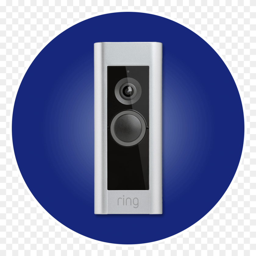 981x981 Doorbell Pro Studio Monitor, Disk, Speaker, Electronics HD PNG Download