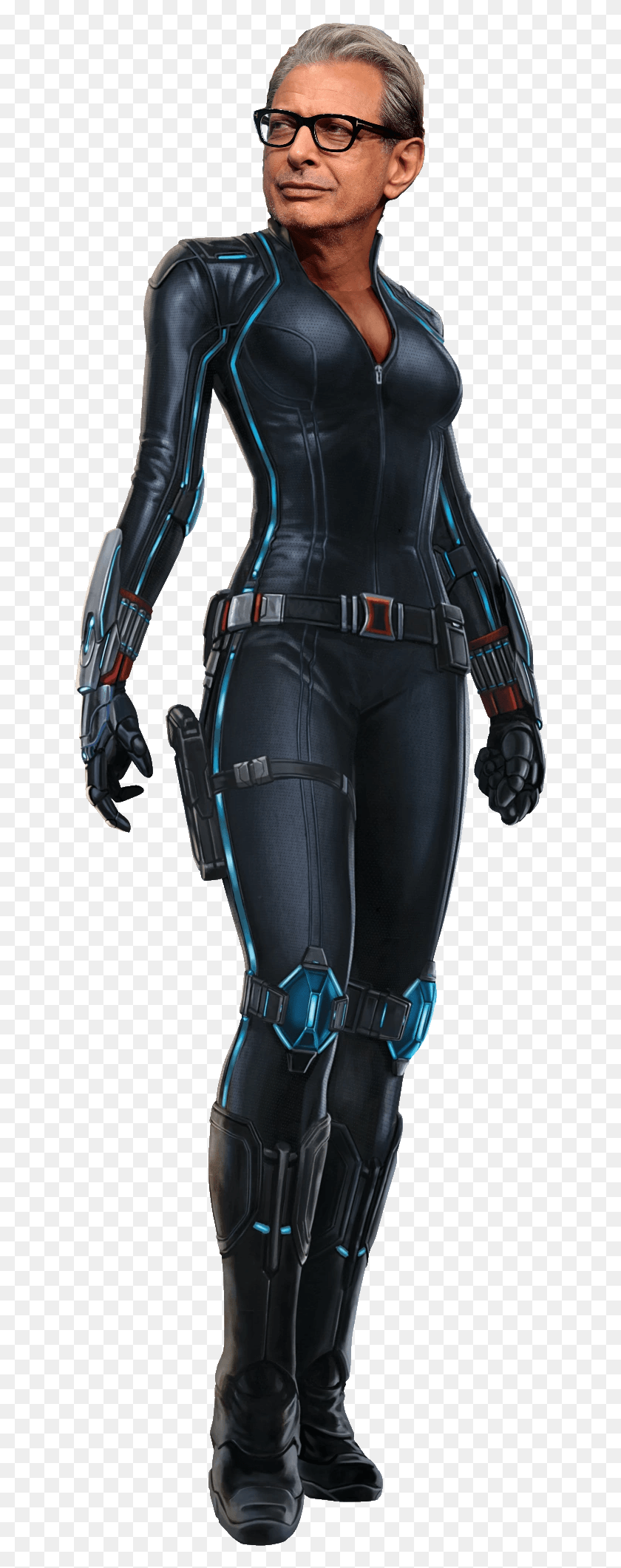 637x2062 Doormonster Black Widow Whole Body, Clothing, Apparel, Person HD PNG Download