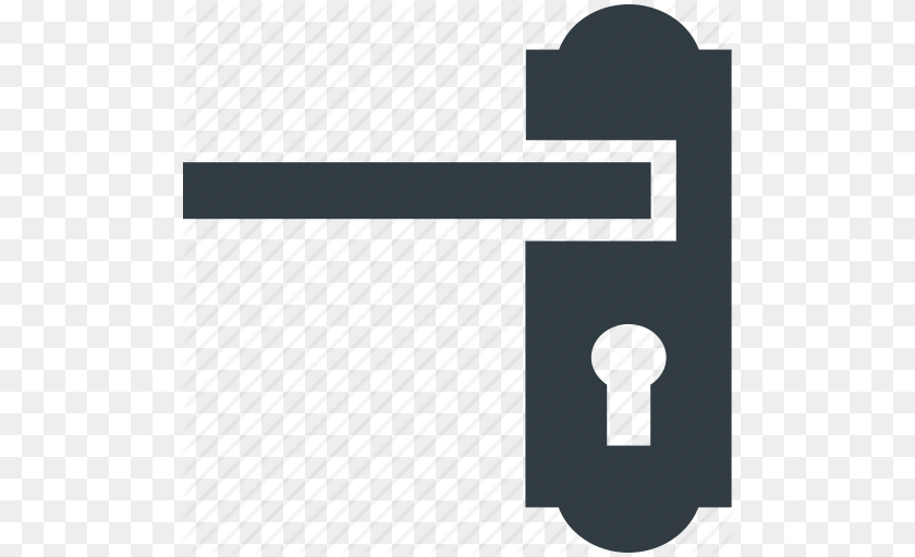 Doorway Clipart Door Lock, Handle Sticker PNG