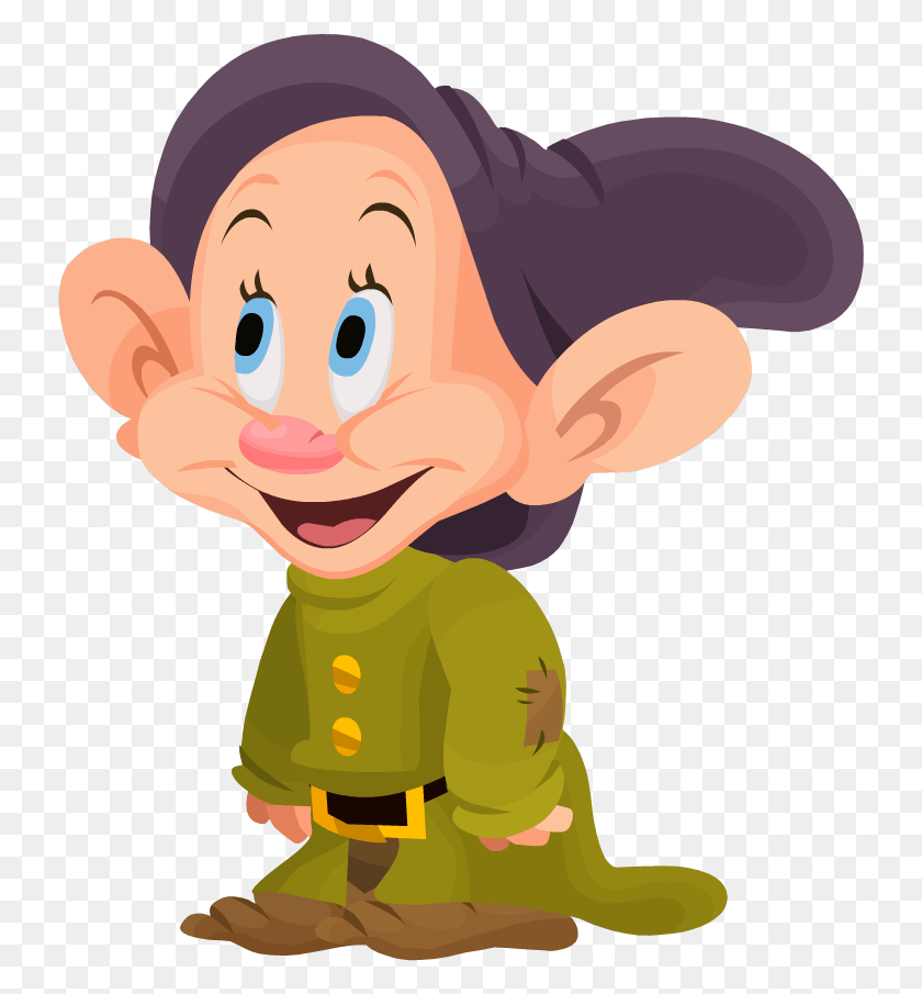 735x845 Dopey Dopey, Face, Elf, Graphics HD PNG Download