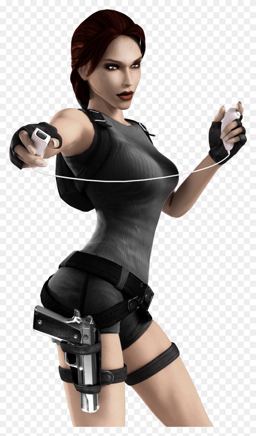 900x1580 Doppelganger Lara Croft, Person, Human, Ninja HD PNG Download