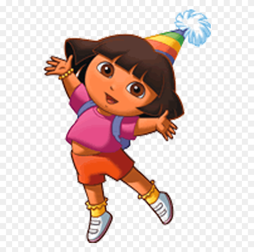 554x776 Dora Clipart Dora The Explorer Birthday, Person, Human, Elf HD PNG Download