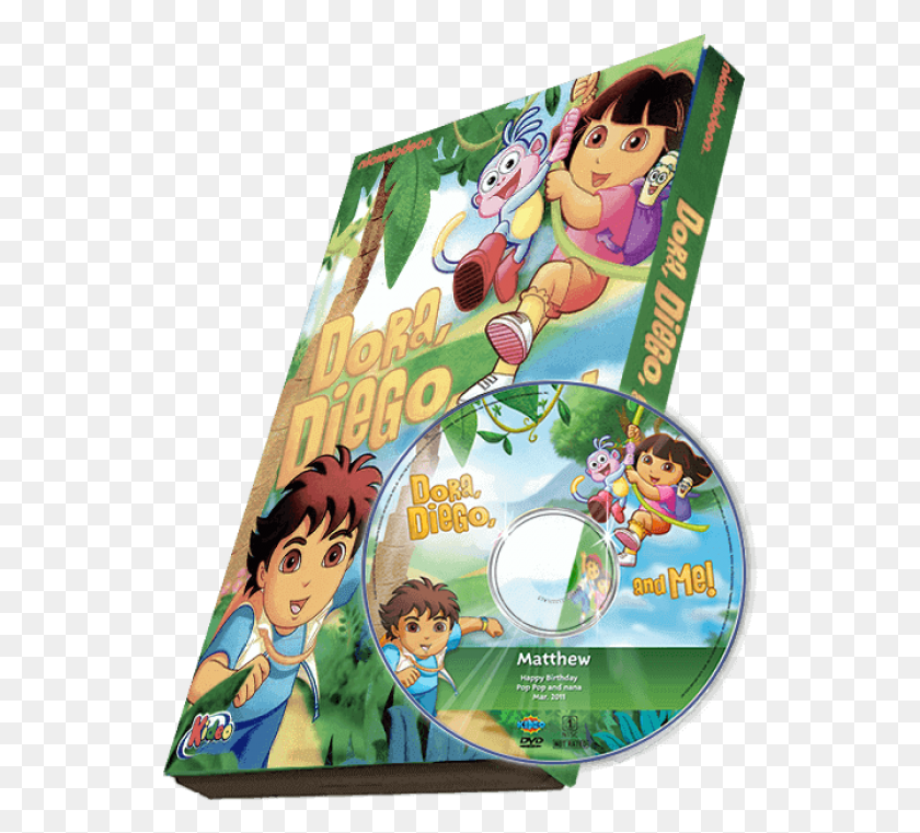544x701 Dora Diego And Me Dora The Explorer, Disk, Dvd, Person HD PNG Download