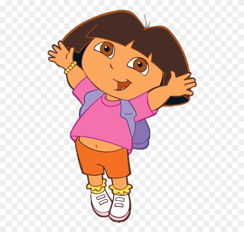 Dora The Explorer Wallpaper 21 Dora The Explorer Jumping, Person, Human