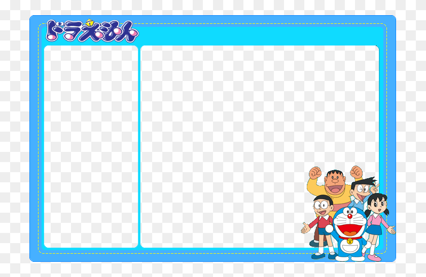 723x487 Doraemon Amp Friends Doraemon Photo Frame, White Board, Person, Human HD PNG Download