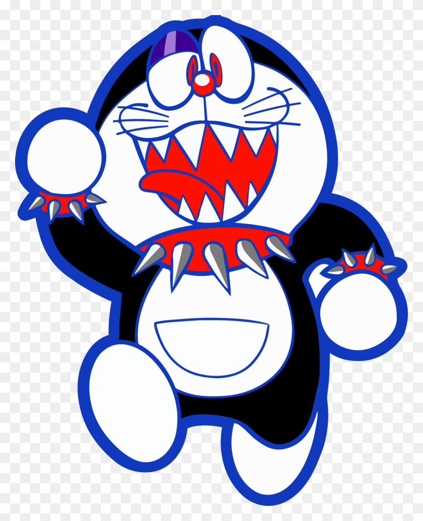 1280x1600 Descargar Doraemon Pero Goth De Dibujos Animados, Texto, Etiqueta Hd Png
