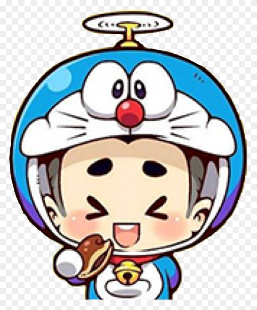 1024x1250 Descargar Png Doraemon Clipart Collage Doraemon Chibi, Artista, Casco, Ropa Hd Png