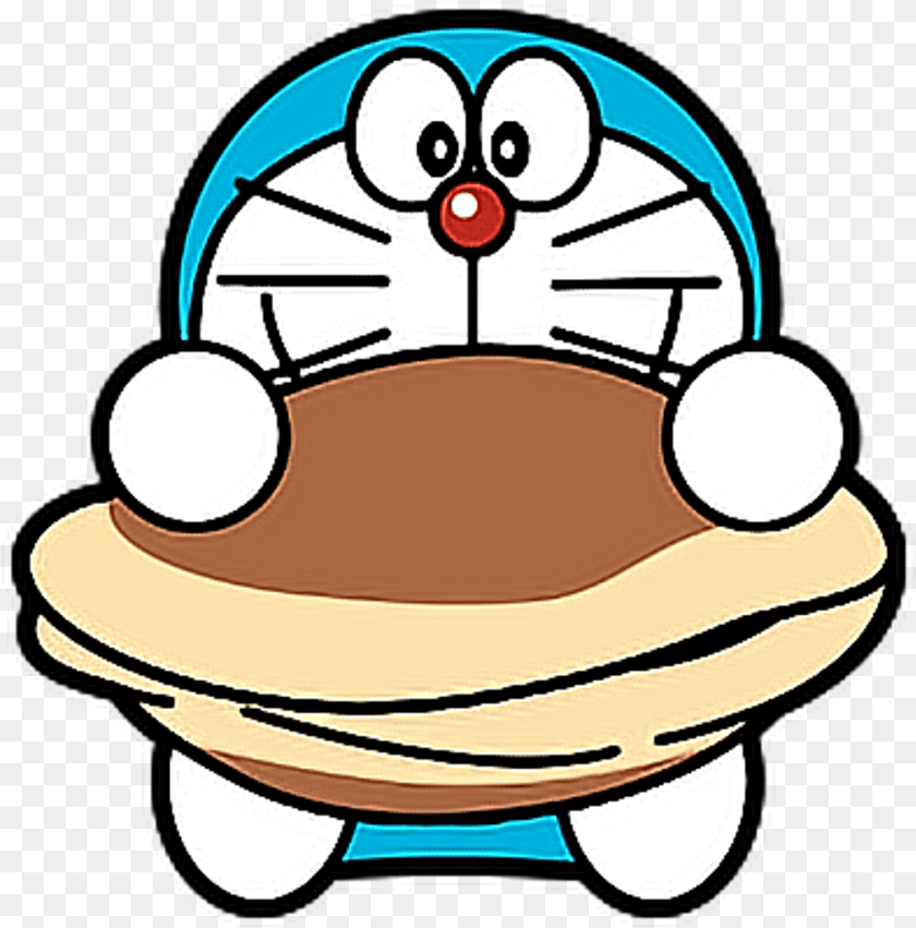 1007x1020 Doraemon Cute Yummy Food Doraemon One Piece, Bread Transparent PNG