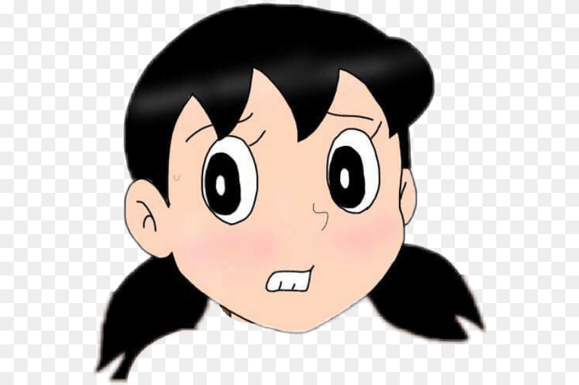 Doraemon Konfest Shizuka Doraemon, Baby, Person, Face, Head Sticker PNG