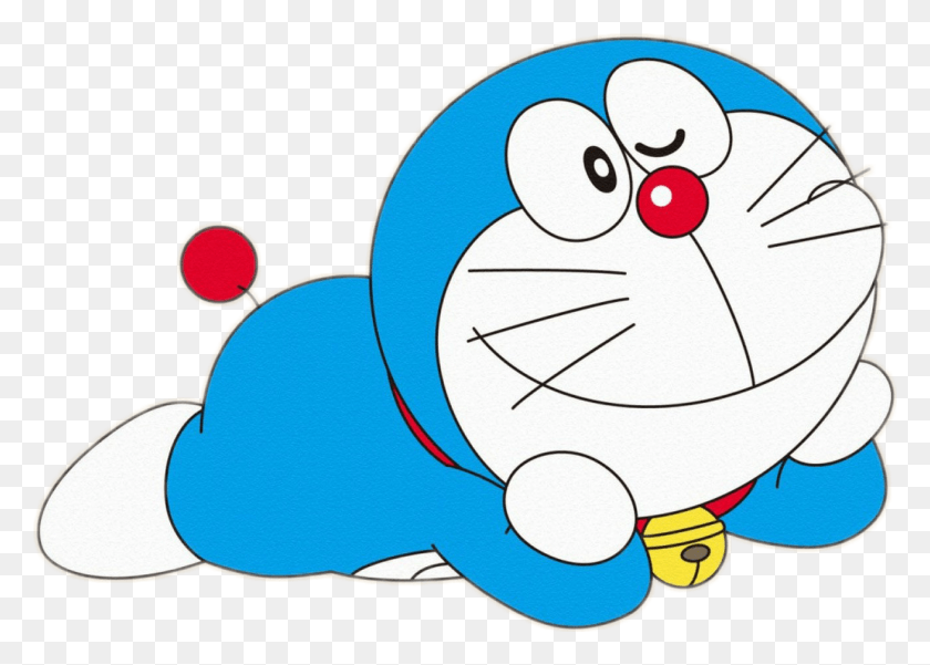 1308x908 Doraemon Sticker By Christina Hyun Name Background Doraemon, Text, Label, Animal HD PNG Download
