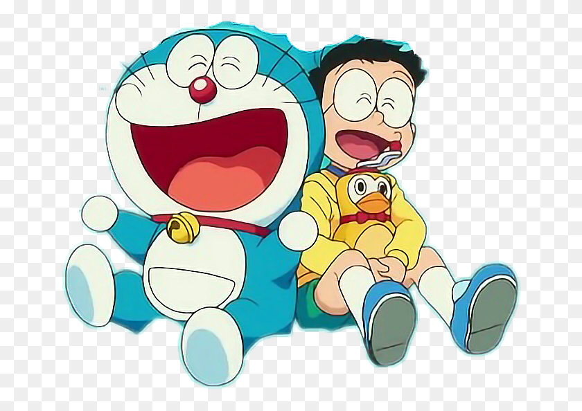 664x534 Descargar Png Doraemon Sticker Doraemon Friendship, Artista, Actividades De Ocio, Payaso Hd Png