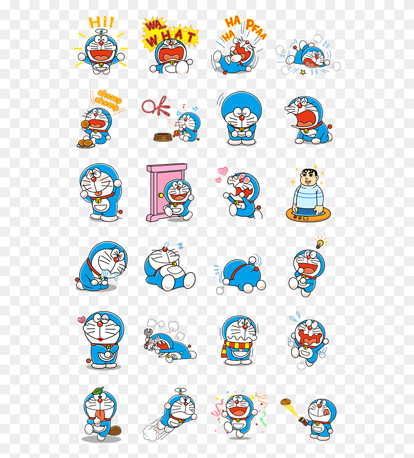 544x869 Doraemon Stickers Line Image With No Background Stickers De Doraemon, Label, Text, Alphabet HD PNG Download