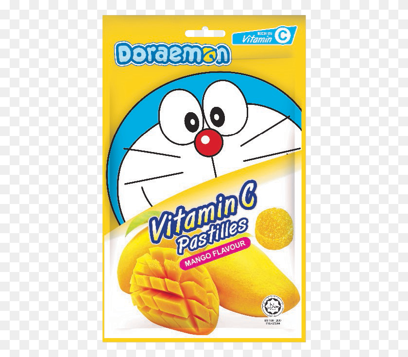 420x675 Descargar Png Doraemon Vitamina C Pastillas Doraemon Vitamina C Pastillas Mango, Papel, Alimentos, Fruta Hd Png