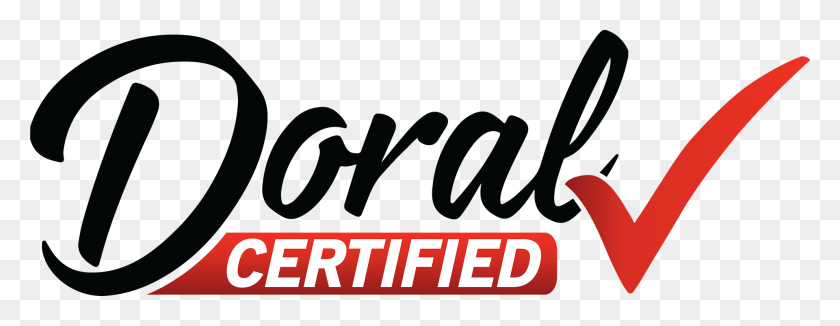 1920x657 Doral Logo Certified, Text, Label, Symbol HD PNG Download
