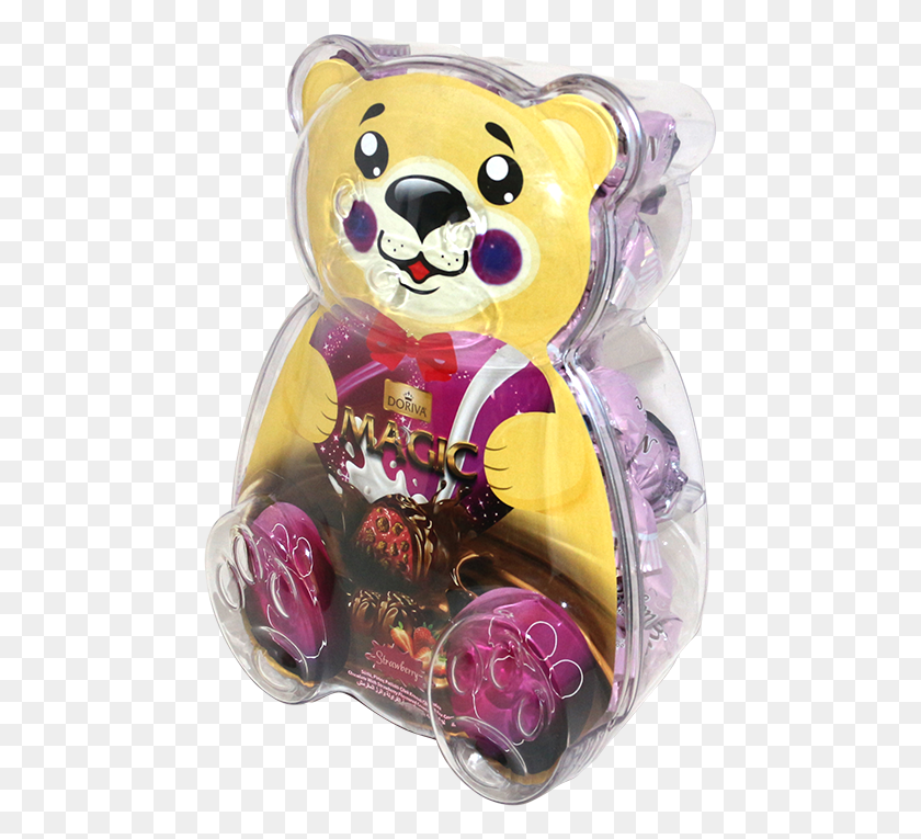 469x705 Doriva Bear Toy Box 700 Gr Strawberry Teddy Bear, Food, Candy, Lollipop HD PNG Download