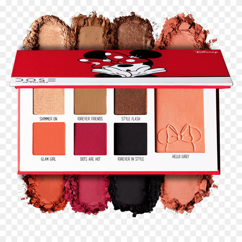 1478x1479 Dose Of Color X Minnie Mouse Eyeshadow Blush Palette Dose Of Colors Minnie Mouse, Poster, Advertisement, Text HD PNG Download
