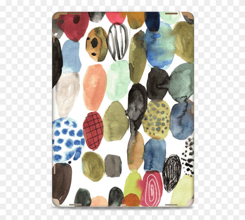 510x696 Dots Watercolor Skin Ipad Pro Apple, Collage, Poster, Advertisement HD PNG Download