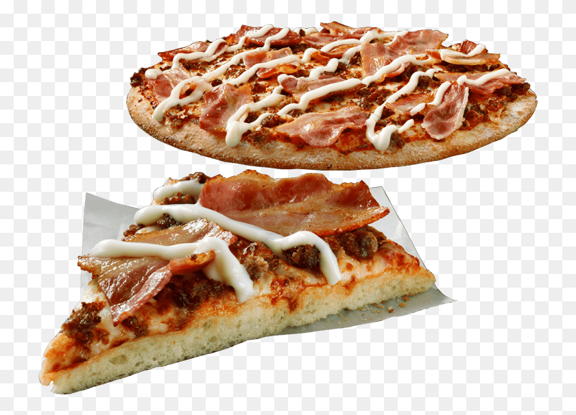 729x546 Double Bacon Cheeseburger Dominos Cheese Burger Pizza, Food, Pork HD PNG Download