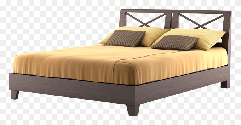 908x440 Double Bed Bed, Furniture, Cushion, Pillow HD PNG Download