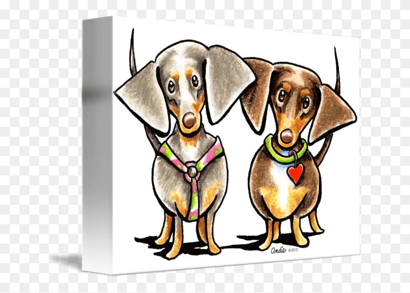 650x541 Double By Off Leash Dachshund, Dog, Pet, Canine HD PNG Download