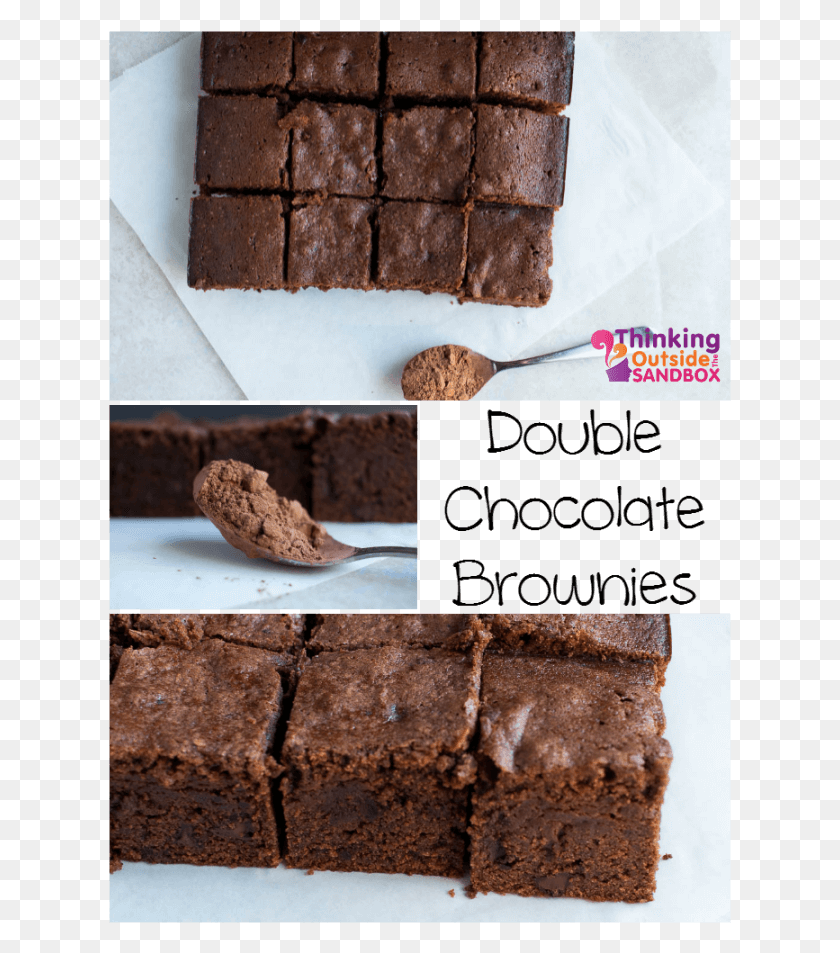 623x893 Double Chocolate Brownies Tots Childcare Expo, Dessert, Food, Brownie HD PNG Download