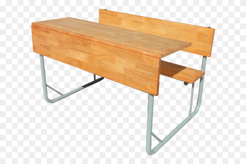 628x500 Double Combination Outdoor Bench, Furniture, Tabletop, Wood HD PNG Download