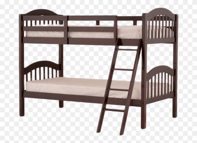 686x551 Double Deck Bed Wood, Furniture, Bunk Bed, Chair HD PNG Download