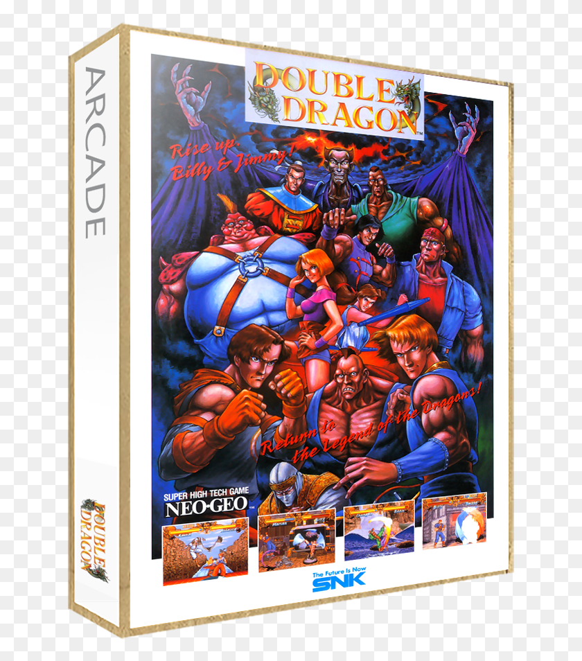 645x894 Descargar Png / Double Dragon Neo Geo, Cartel, Publicidad, Persona Hd Png