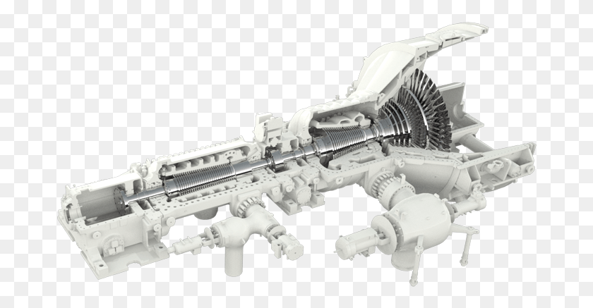 680x377 Double Flow Ip Steam Turbine, Gun, Weapon, Weaponry HD PNG Download