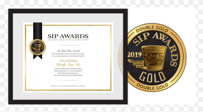 810x418 Double Gold Emblem, Text, Business Card, Paper HD PNG Download