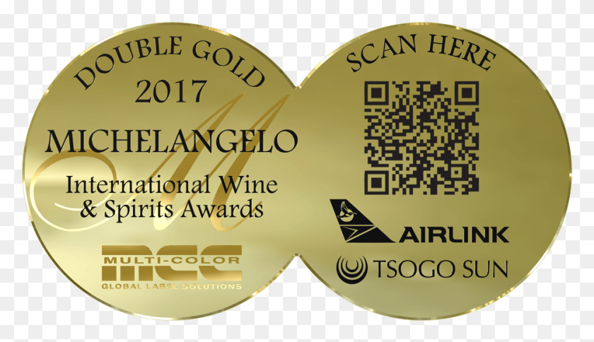 938x511 Double Gold Michelangelo Gold Medal 2018, Qr Code, Outdoors, Text HD PNG Download