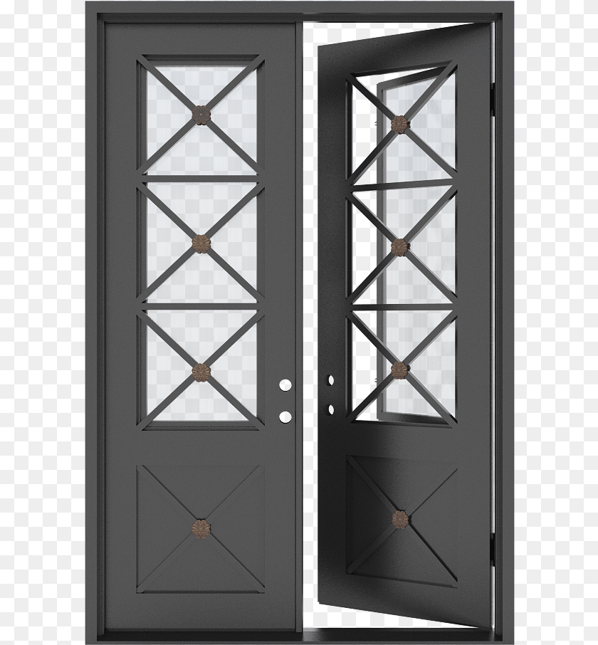 Double Iron Door Trimaginator App, Architecture, Building, Housing, House PNG