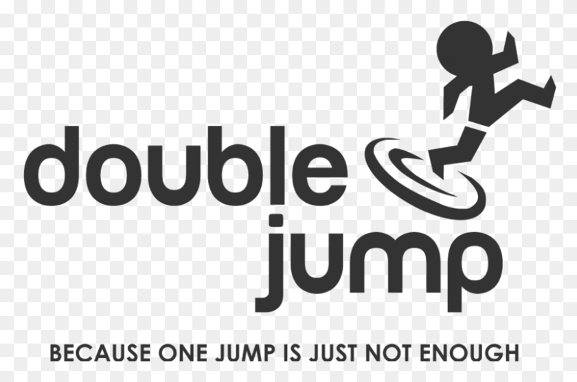 800x509 Double Jump Logo, Text, Alphabet, Poster Descargar Hd Png
