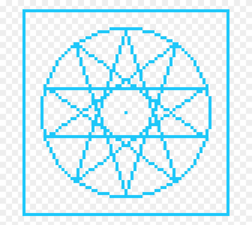 691x691 Double Pentagram Dragon Quest Slime Gif, Lighting, Rug, Symbol HD PNG Download