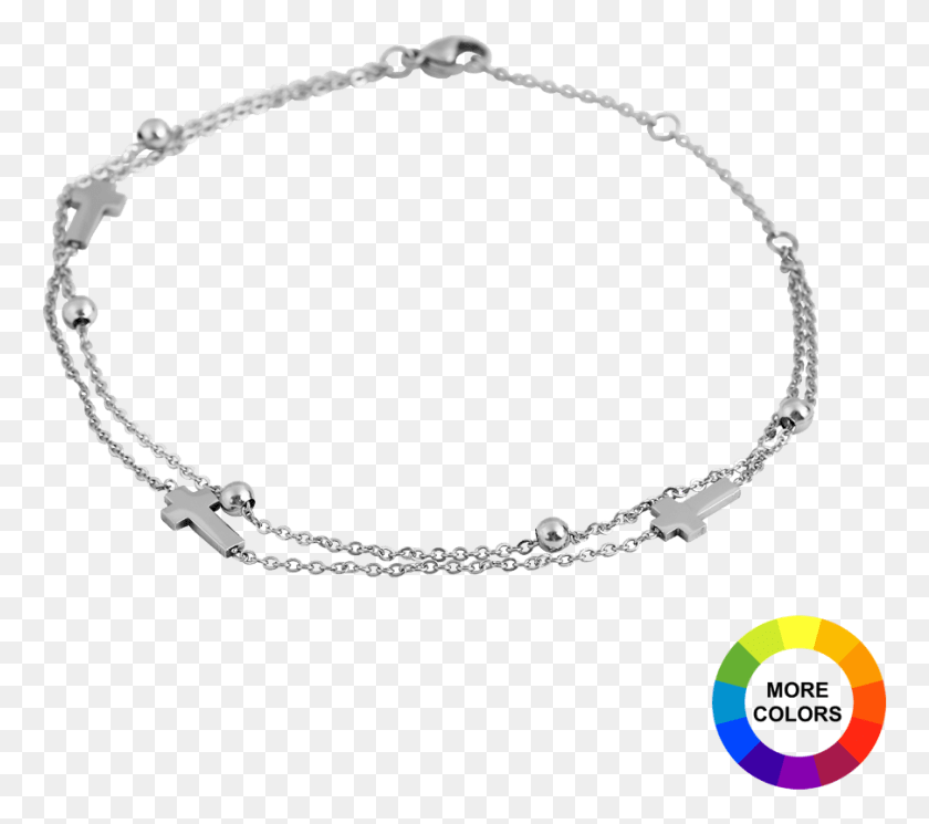 765x685 Double Row Ankle Bracelet Bracelet, Accessories, Accessory, Jewelry HD PNG Download