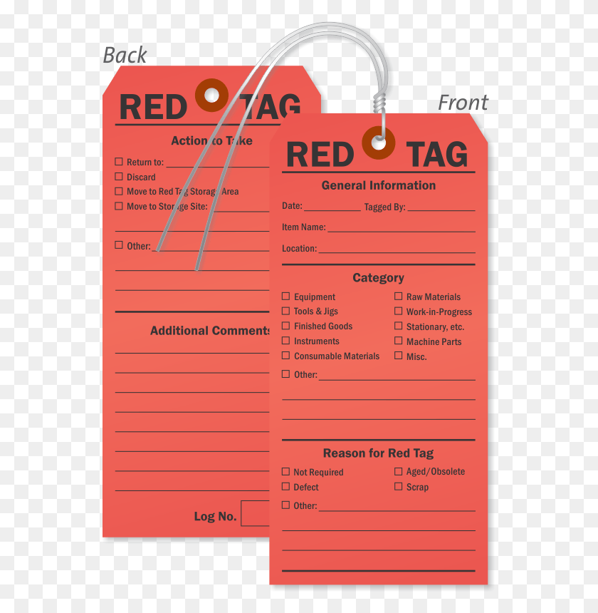 551x800 Double Sided Red 5s Tag Sample 5s Red Tag, Text, Poster, Advertisement HD PNG Download