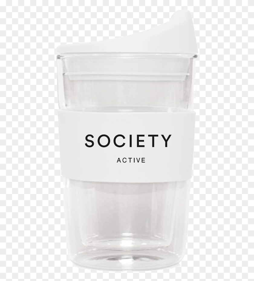 474x867 Double Walled Glass Society Cup Cosmetics, Bottle, Beverage, Drink HD PNG Download