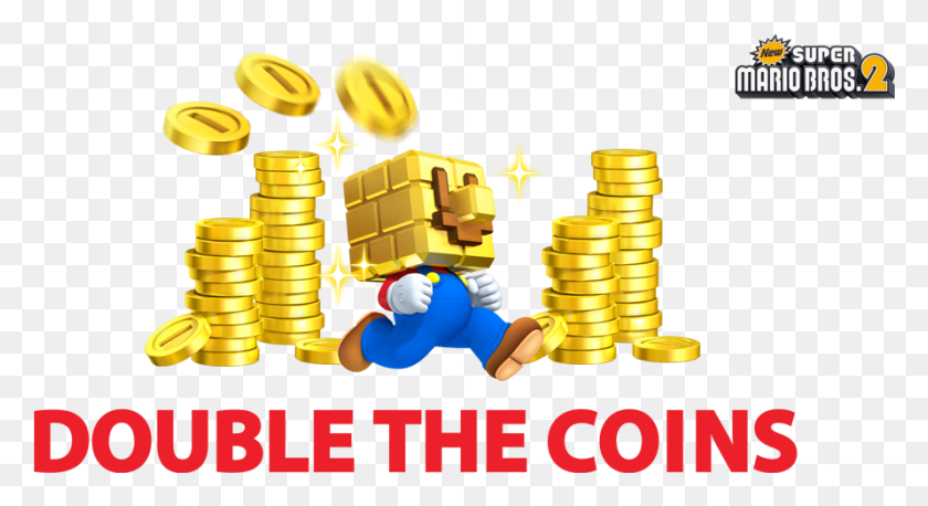 891x455 Double Your Pleasure Double Your Coins By Digitally Super Mario Coins, Coin, Money, Gold HD PNG Download