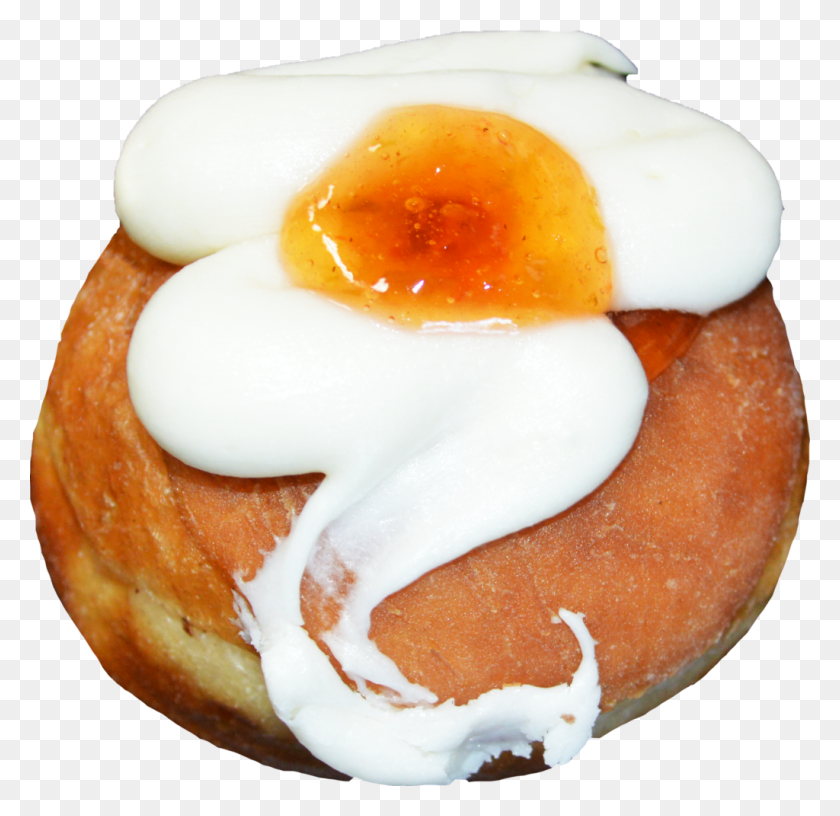 1024x993 Doughnut Bun, Egg, Food, Sweets HD PNG Download
