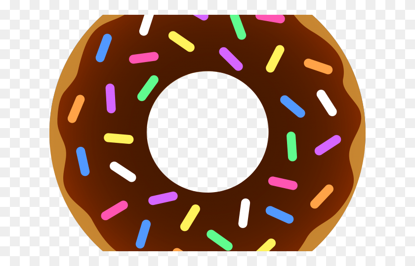 640x480 Donut Clipart Chocolate Donut Fondo Transparente Donut Clipart, Pastelería, Postre, Comida Hd Png Download