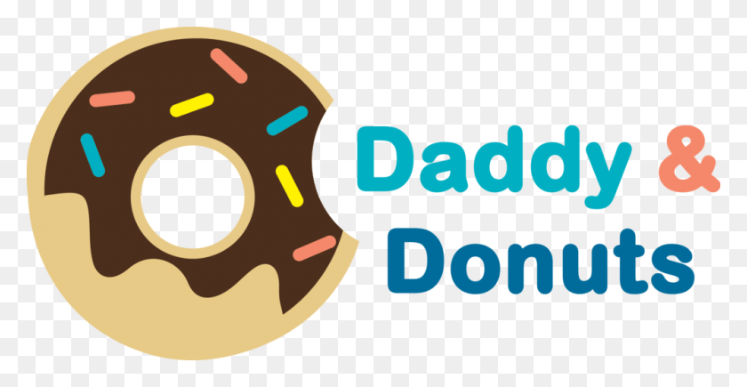 1000x482 Doughnut Clipart Dad Donuts With Dad Clipart, Pastry, Dessert, Food HD PNG Download