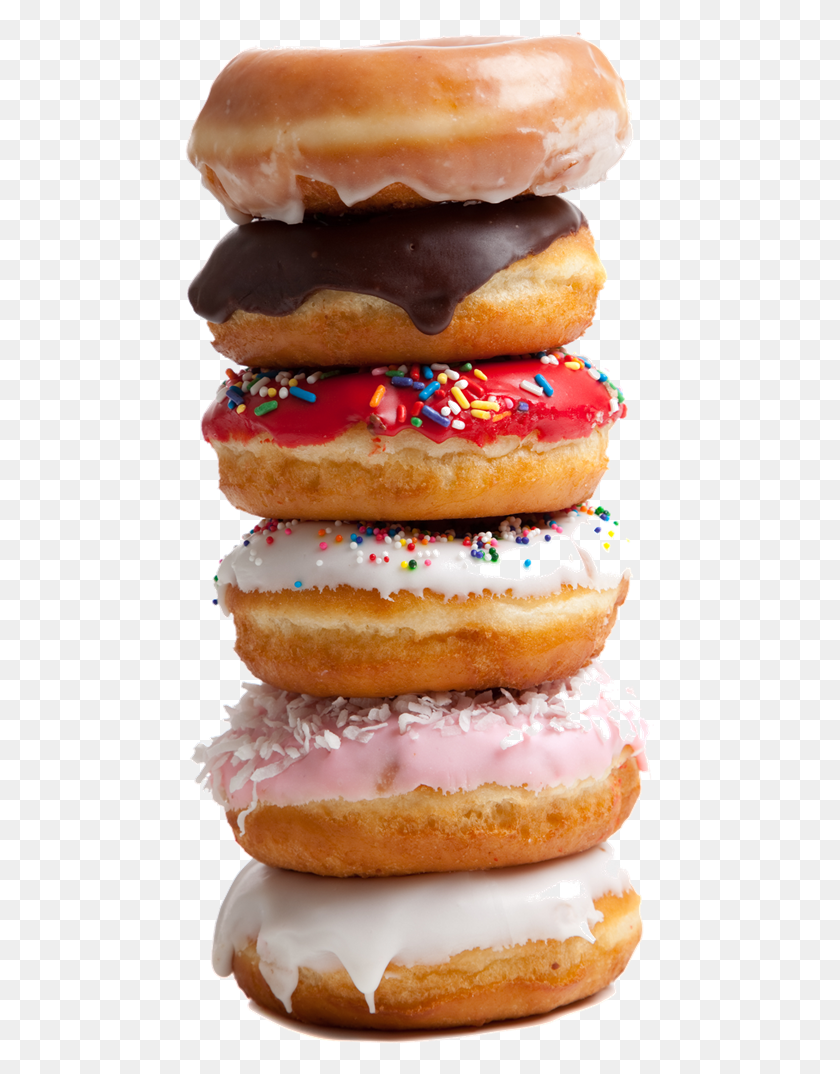 471x1014 Doughnut Stack Donut Clipart Stacked Donuts, Burger, Food, Pastry HD PNG Download