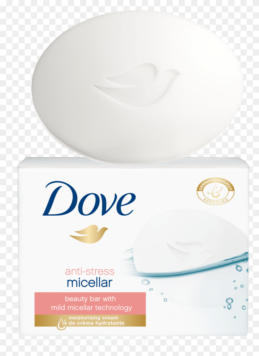 965x1354 Dove Anti Stress Micellar Water Beauty Bar Dove, Soap, Bottle HD PNG Download